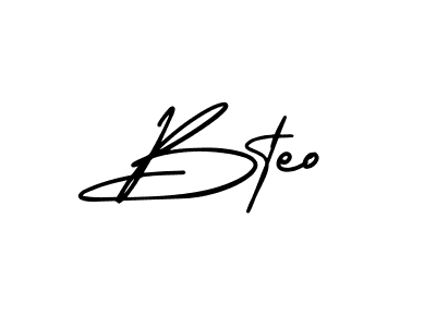 You should practise on your own different ways (AmerikaSignatureDemo-Regular) to write your name (Bteo) in signature. don't let someone else do it for you. Bteo signature style 3 images and pictures png