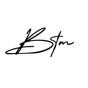 How to Draw Btm signature style? AmerikaSignatureDemo-Regular is a latest design signature styles for name Btm. Btm signature style 3 images and pictures png