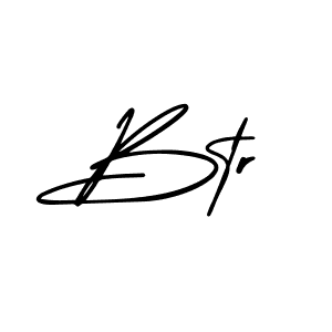 How to make Btr signature? AmerikaSignatureDemo-Regular is a professional autograph style. Create handwritten signature for Btr name. Btr signature style 3 images and pictures png