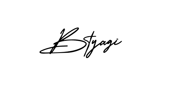 Make a beautiful signature design for name Btyagi. Use this online signature maker to create a handwritten signature for free. Btyagi signature style 3 images and pictures png