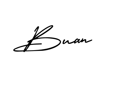 How to make Buan signature? AmerikaSignatureDemo-Regular is a professional autograph style. Create handwritten signature for Buan name. Buan signature style 3 images and pictures png