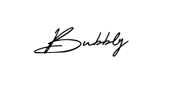 How to Draw Bubbly signature style? AmerikaSignatureDemo-Regular is a latest design signature styles for name Bubbly. Bubbly signature style 3 images and pictures png