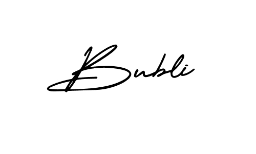 AmerikaSignatureDemo-Regular is a professional signature style that is perfect for those who want to add a touch of class to their signature. It is also a great choice for those who want to make their signature more unique. Get Bubli name to fancy signature for free. Bubli signature style 3 images and pictures png