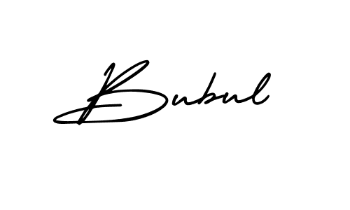 How to Draw Bubul signature style? AmerikaSignatureDemo-Regular is a latest design signature styles for name Bubul. Bubul signature style 3 images and pictures png