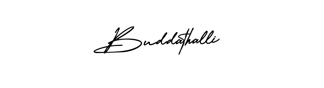 It looks lik you need a new signature style for name Buddathalli. Design unique handwritten (AmerikaSignatureDemo-Regular) signature with our free signature maker in just a few clicks. Buddathalli signature style 3 images and pictures png