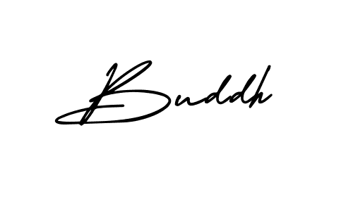 Use a signature maker to create a handwritten signature online. With this signature software, you can design (AmerikaSignatureDemo-Regular) your own signature for name Buddh. Buddh signature style 3 images and pictures png