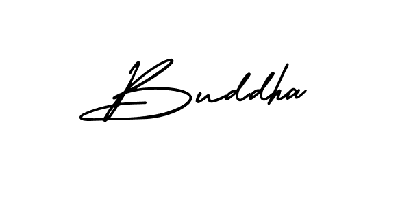 How to make Buddha name signature. Use AmerikaSignatureDemo-Regular style for creating short signs online. This is the latest handwritten sign. Buddha signature style 3 images and pictures png