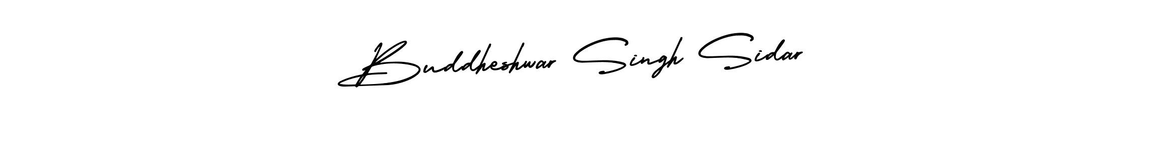 This is the best signature style for the Buddheshwar Singh Sidar name. Also you like these signature font (AmerikaSignatureDemo-Regular). Mix name signature. Buddheshwar Singh Sidar signature style 3 images and pictures png