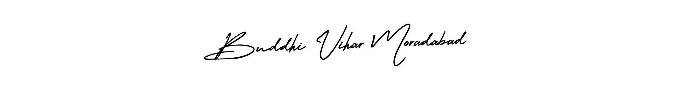 Buddhi Vihar Moradabad stylish signature style. Best Handwritten Sign (AmerikaSignatureDemo-Regular) for my name. Handwritten Signature Collection Ideas for my name Buddhi Vihar Moradabad. Buddhi Vihar Moradabad signature style 3 images and pictures png