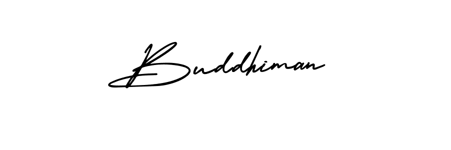 Make a beautiful signature design for name Buddhiman. Use this online signature maker to create a handwritten signature for free. Buddhiman signature style 3 images and pictures png