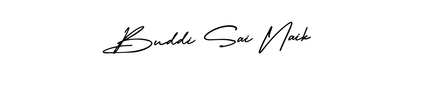 How to Draw Buddi Sai Naik signature style? AmerikaSignatureDemo-Regular is a latest design signature styles for name Buddi Sai Naik. Buddi Sai Naik signature style 3 images and pictures png