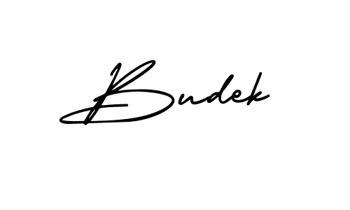 How to Draw Budek signature style? AmerikaSignatureDemo-Regular is a latest design signature styles for name Budek. Budek signature style 3 images and pictures png