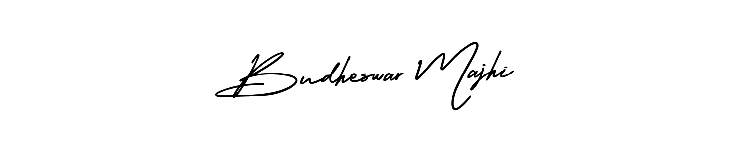 Create a beautiful signature design for name Budheswar Majhi. With this signature (AmerikaSignatureDemo-Regular) fonts, you can make a handwritten signature for free. Budheswar Majhi signature style 3 images and pictures png
