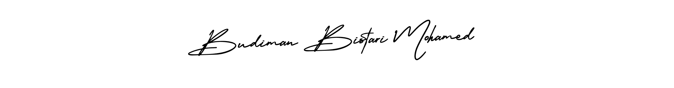 Similarly AmerikaSignatureDemo-Regular is the best handwritten signature design. Signature creator online .You can use it as an online autograph creator for name Budiman Bistari Mohamed. Budiman Bistari Mohamed signature style 3 images and pictures png