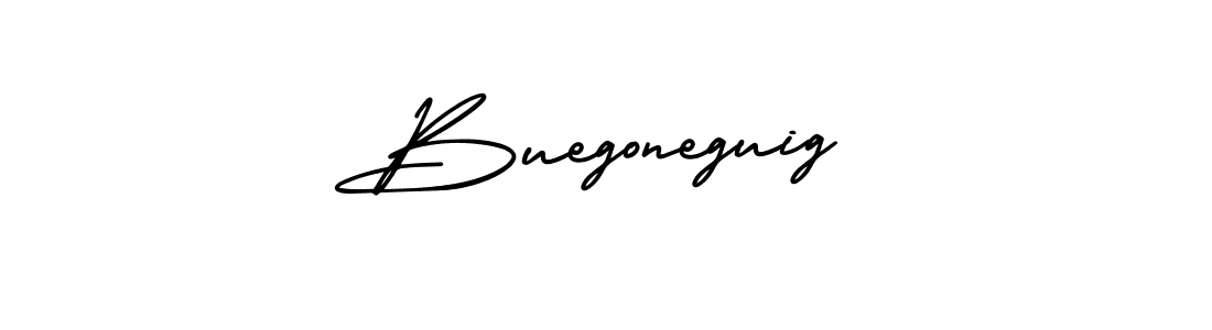 Design your own signature with our free online signature maker. With this signature software, you can create a handwritten (AmerikaSignatureDemo-Regular) signature for name Buegoneguig. Buegoneguig signature style 3 images and pictures png