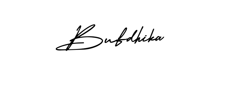 Once you've used our free online signature maker to create your best signature AmerikaSignatureDemo-Regular style, it's time to enjoy all of the benefits that Bufdhika name signing documents. Bufdhika signature style 3 images and pictures png