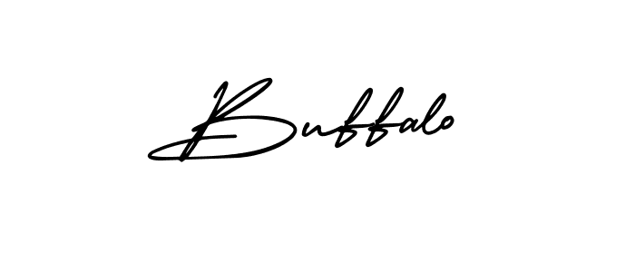 Make a beautiful signature design for name Buffalo. With this signature (AmerikaSignatureDemo-Regular) style, you can create a handwritten signature for free. Buffalo signature style 3 images and pictures png