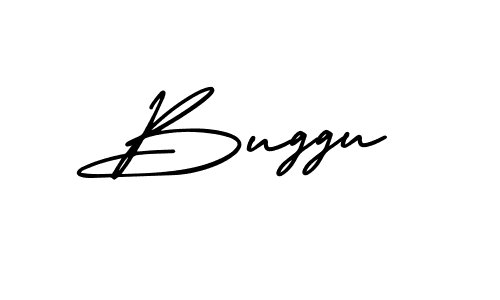 How to make Buggu signature? AmerikaSignatureDemo-Regular is a professional autograph style. Create handwritten signature for Buggu name. Buggu signature style 3 images and pictures png