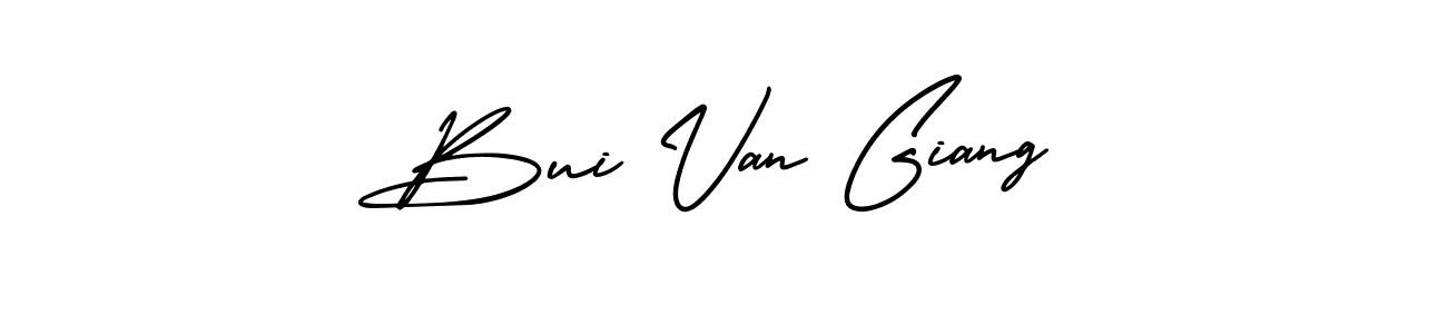 Make a beautiful signature design for name Bui Van Giang. With this signature (AmerikaSignatureDemo-Regular) style, you can create a handwritten signature for free. Bui Van Giang signature style 3 images and pictures png