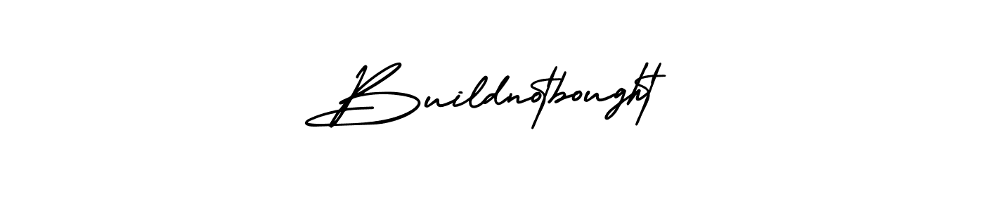 You should practise on your own different ways (AmerikaSignatureDemo-Regular) to write your name (Buildnotbought) in signature. don't let someone else do it for you. Buildnotbought signature style 3 images and pictures png