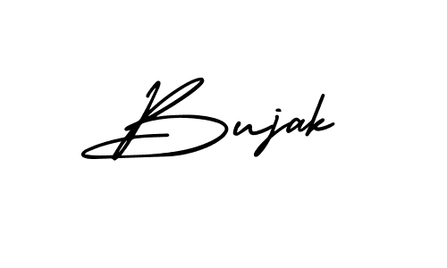 How to Draw Bujak signature style? AmerikaSignatureDemo-Regular is a latest design signature styles for name Bujak. Bujak signature style 3 images and pictures png