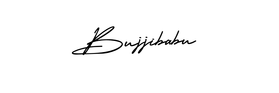 Use a signature maker to create a handwritten signature online. With this signature software, you can design (AmerikaSignatureDemo-Regular) your own signature for name Bujjibabu. Bujjibabu signature style 3 images and pictures png