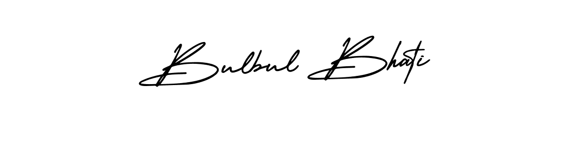 It looks lik you need a new signature style for name Bulbul Bhati. Design unique handwritten (AmerikaSignatureDemo-Regular) signature with our free signature maker in just a few clicks. Bulbul Bhati signature style 3 images and pictures png
