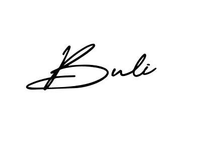 Buli stylish signature style. Best Handwritten Sign (AmerikaSignatureDemo-Regular) for my name. Handwritten Signature Collection Ideas for my name Buli. Buli signature style 3 images and pictures png