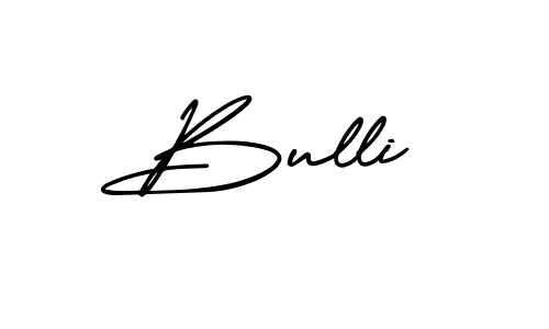 Create a beautiful signature design for name Bulli. With this signature (AmerikaSignatureDemo-Regular) fonts, you can make a handwritten signature for free. Bulli signature style 3 images and pictures png