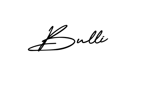 Create a beautiful signature design for name Bulli. With this signature (AmerikaSignatureDemo-Regular) fonts, you can make a handwritten signature for free. Bulli signature style 3 images and pictures png