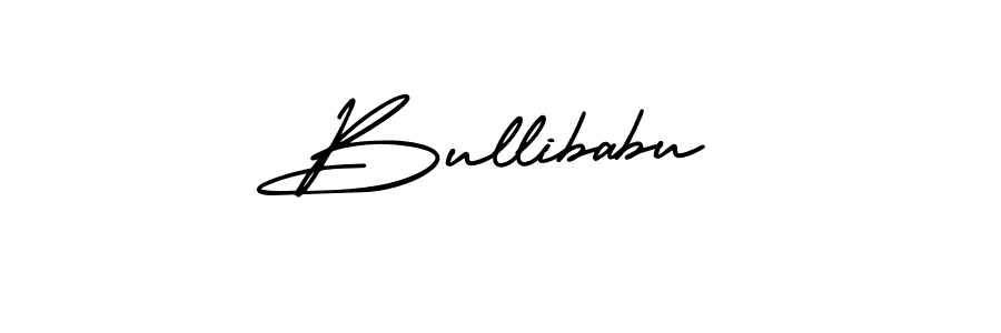 Create a beautiful signature design for name Bullibabu. With this signature (AmerikaSignatureDemo-Regular) fonts, you can make a handwritten signature for free. Bullibabu signature style 3 images and pictures png