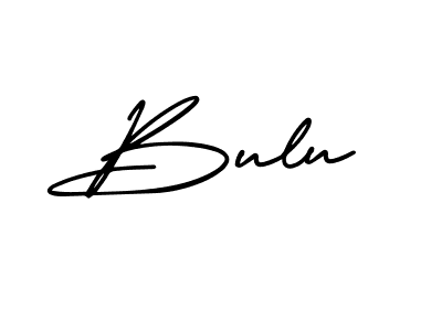 You should practise on your own different ways (AmerikaSignatureDemo-Regular) to write your name (Bulu) in signature. don't let someone else do it for you. Bulu signature style 3 images and pictures png