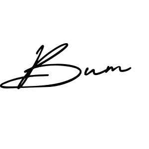 Create a beautiful signature design for name Bum. With this signature (AmerikaSignatureDemo-Regular) fonts, you can make a handwritten signature for free. Bum signature style 3 images and pictures png