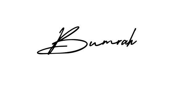 You should practise on your own different ways (AmerikaSignatureDemo-Regular) to write your name (Bumrah) in signature. don't let someone else do it for you. Bumrah signature style 3 images and pictures png