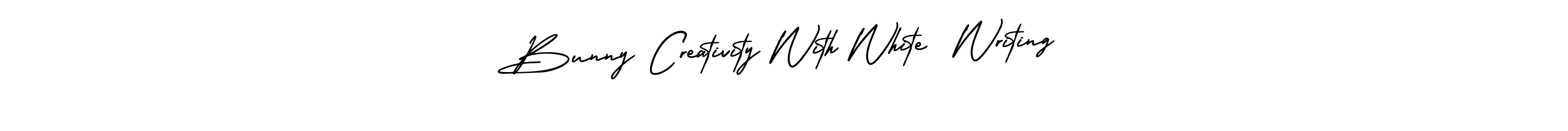 Create a beautiful signature design for name Bunny Creativity With White  Writing. With this signature (AmerikaSignatureDemo-Regular) fonts, you can make a handwritten signature for free. Bunny Creativity With White  Writing signature style 3 images and pictures png