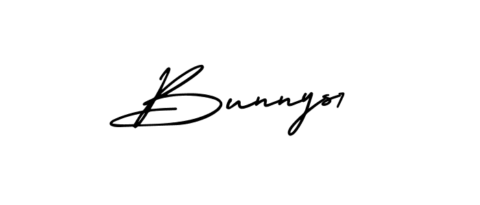 Also You can easily find your signature by using the search form. We will create Bunnys7 name handwritten signature images for you free of cost using AmerikaSignatureDemo-Regular sign style. Bunnys7 signature style 3 images and pictures png