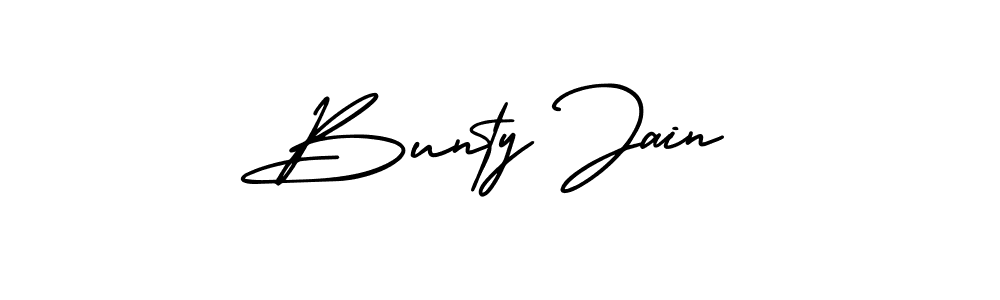 AmerikaSignatureDemo-Regular is a professional signature style that is perfect for those who want to add a touch of class to their signature. It is also a great choice for those who want to make their signature more unique. Get Bunty Jain name to fancy signature for free. Bunty Jain signature style 3 images and pictures png