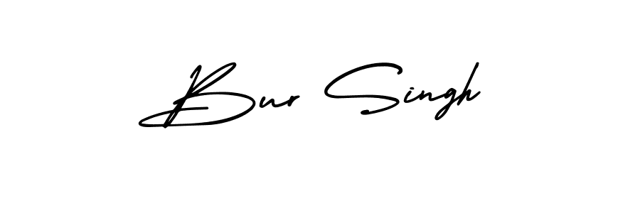 Create a beautiful signature design for name Bur Singh. With this signature (AmerikaSignatureDemo-Regular) fonts, you can make a handwritten signature for free. Bur Singh signature style 3 images and pictures png