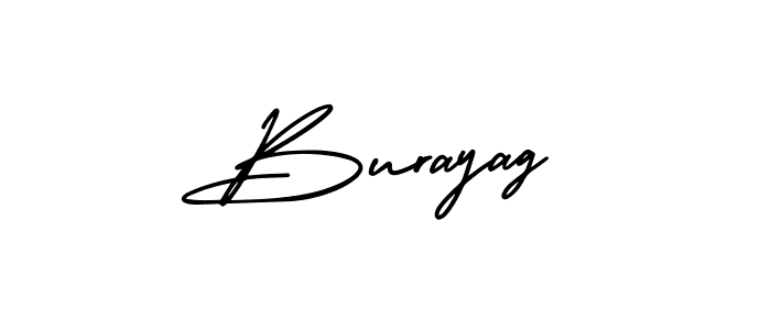 Make a beautiful signature design for name Burayag. With this signature (AmerikaSignatureDemo-Regular) style, you can create a handwritten signature for free. Burayag signature style 3 images and pictures png