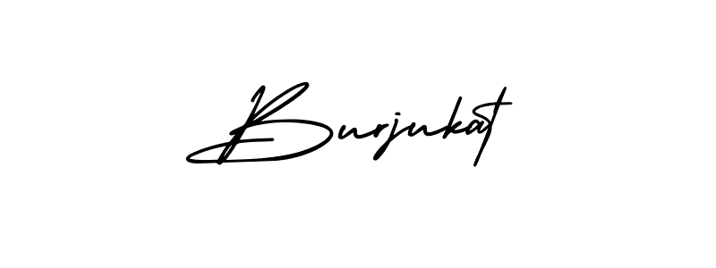 AmerikaSignatureDemo-Regular is a professional signature style that is perfect for those who want to add a touch of class to their signature. It is also a great choice for those who want to make their signature more unique. Get Burjukat name to fancy signature for free. Burjukat signature style 3 images and pictures png