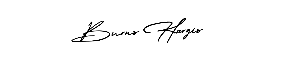How to make Burns Hargis signature? AmerikaSignatureDemo-Regular is a professional autograph style. Create handwritten signature for Burns Hargis name. Burns Hargis signature style 3 images and pictures png