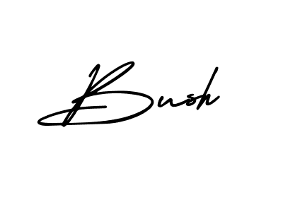 Bush stylish signature style. Best Handwritten Sign (AmerikaSignatureDemo-Regular) for my name. Handwritten Signature Collection Ideas for my name Bush. Bush signature style 3 images and pictures png