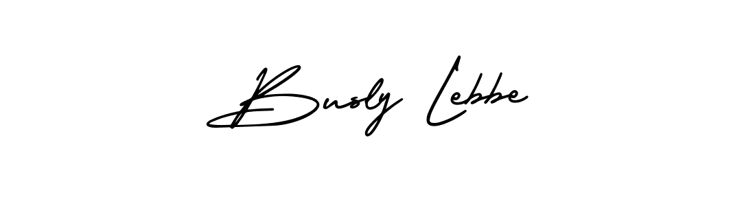 Create a beautiful signature design for name Busly Lebbe. With this signature (AmerikaSignatureDemo-Regular) fonts, you can make a handwritten signature for free. Busly Lebbe signature style 3 images and pictures png