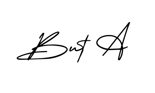 This is the best signature style for the But A name. Also you like these signature font (AmerikaSignatureDemo-Regular). Mix name signature. But A signature style 3 images and pictures png