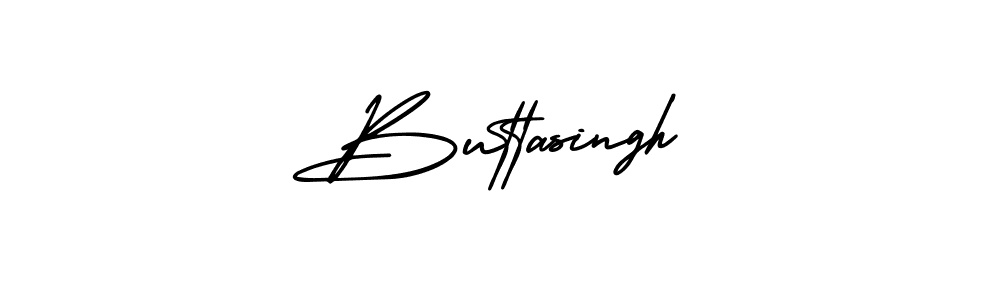 How to make Buttasingh signature? AmerikaSignatureDemo-Regular is a professional autograph style. Create handwritten signature for Buttasingh name. Buttasingh signature style 3 images and pictures png