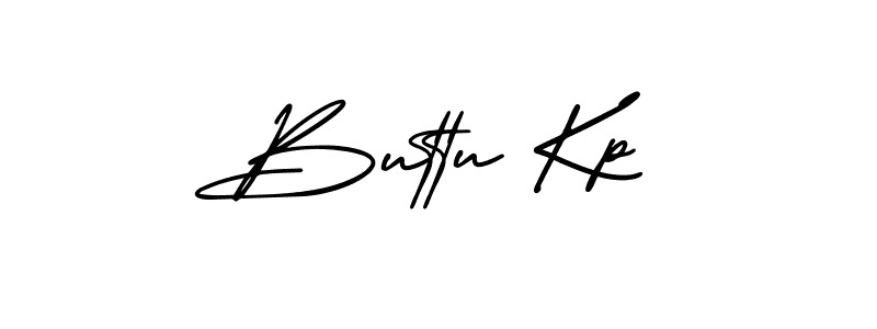 How to Draw Buttu Kp signature style? AmerikaSignatureDemo-Regular is a latest design signature styles for name Buttu Kp. Buttu Kp signature style 3 images and pictures png