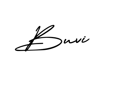 Create a beautiful signature design for name Buvi. With this signature (AmerikaSignatureDemo-Regular) fonts, you can make a handwritten signature for free. Buvi signature style 3 images and pictures png