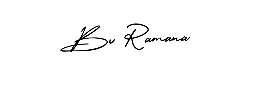 It looks lik you need a new signature style for name Bv Ramana. Design unique handwritten (AmerikaSignatureDemo-Regular) signature with our free signature maker in just a few clicks. Bv Ramana signature style 3 images and pictures png