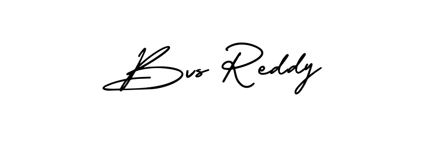 Use a signature maker to create a handwritten signature online. With this signature software, you can design (AmerikaSignatureDemo-Regular) your own signature for name Bvs Reddy. Bvs Reddy signature style 3 images and pictures png