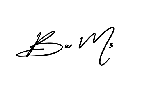 It looks lik you need a new signature style for name Bw M3. Design unique handwritten (AmerikaSignatureDemo-Regular) signature with our free signature maker in just a few clicks. Bw M3 signature style 3 images and pictures png